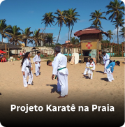 Projeto Karatê na Praia | Aulas ao ar livre